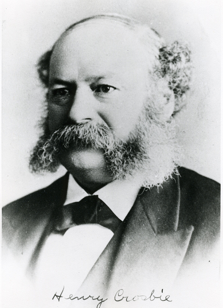 photograph of Henry R. Crosbie, Territorial Librarian of Washington 1857