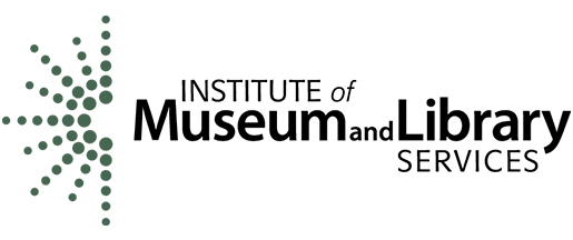A picture of the Institute of Museum and Library Services (IMLS) logo.