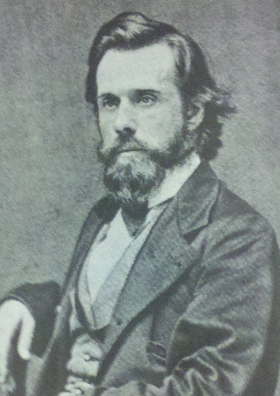 Bion Kendall - detail taken from image held at Oregon Historical Society image of B.F. Kendall, first Territorial Librarian of Washington, 1853-1857
