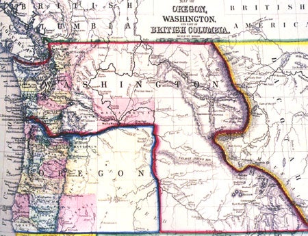 Oregon became a state; map of oregon and washington state. Oregon became a state;