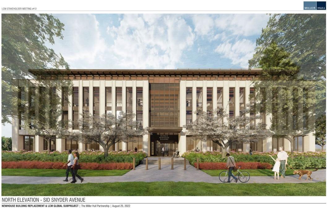 Artists Rendering of the new Newhouse Building