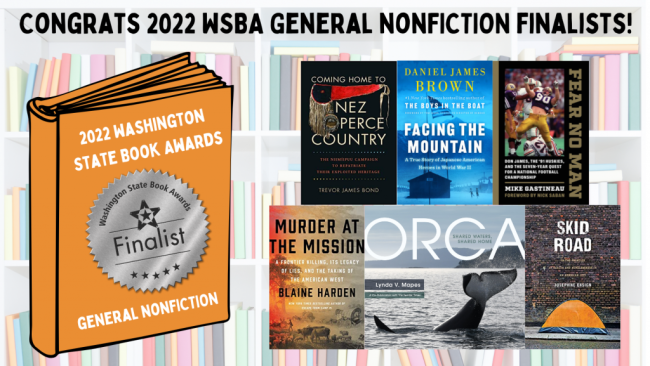 Congrats 2022 WSBA General NonFiction Finalists