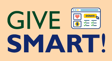 GIVESMART this holiday season and throughout the year