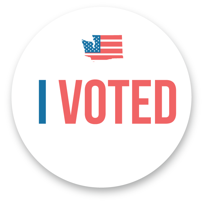  I Voted Downloadable Sticker  Elections Voting WA  