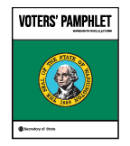 Voters' Pamphlet cover