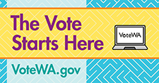 The Vote Starts Here graphic