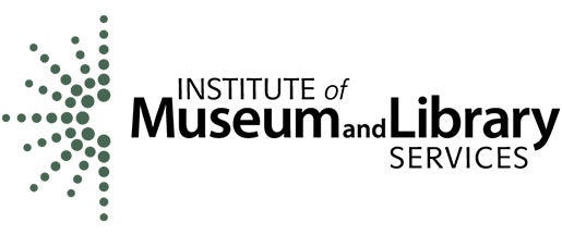 A picture of the Institute of Museum and Library Services (IMLS) logo.