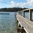 dock on a lake