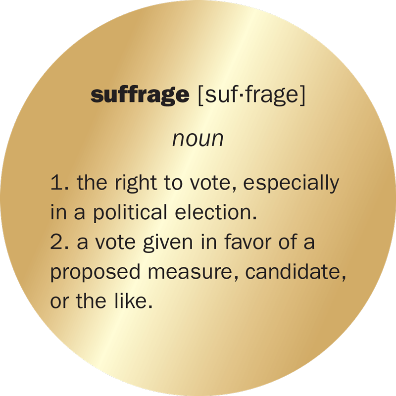 suffrage