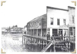 Back of building, 1884