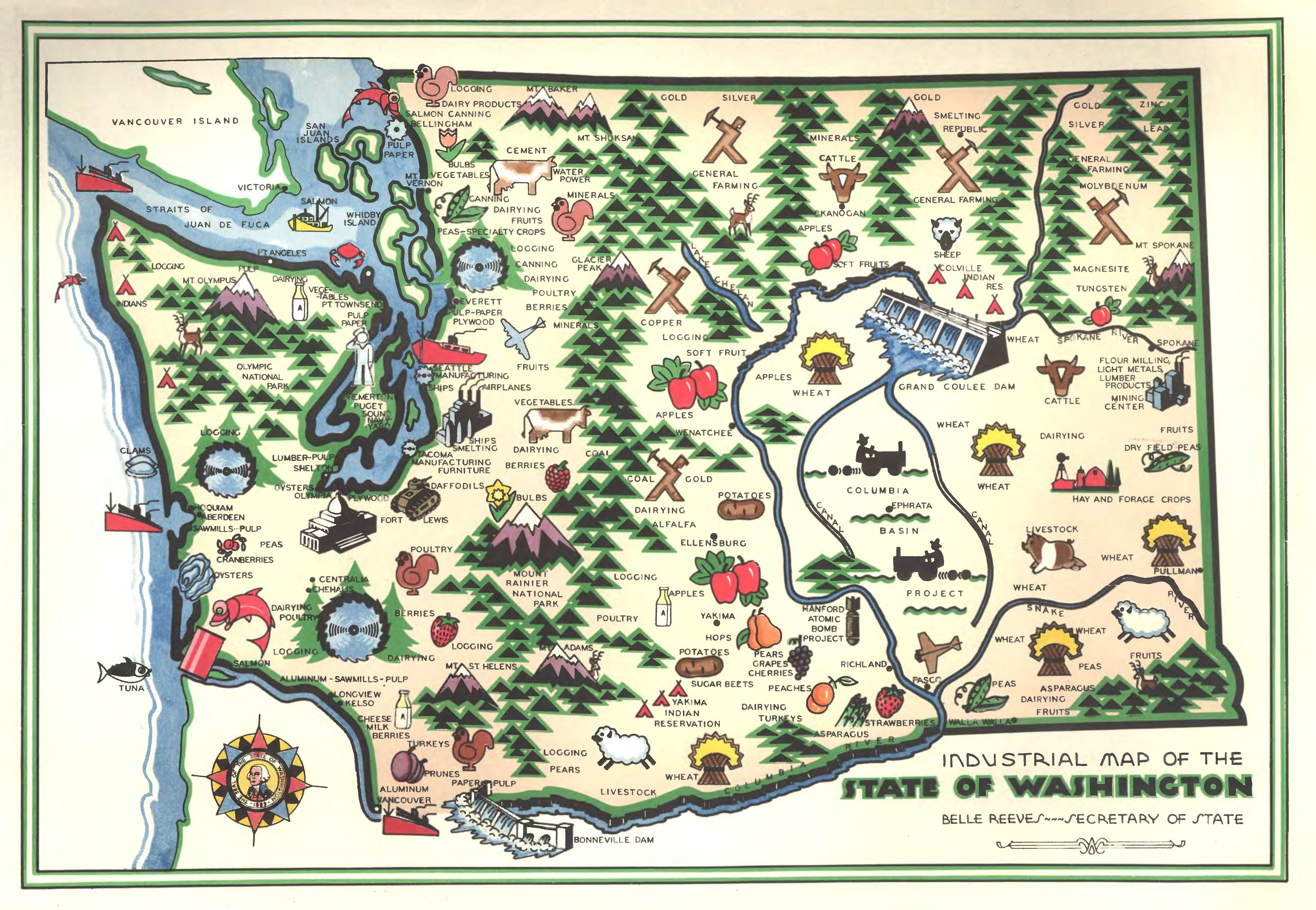 Washington State Map