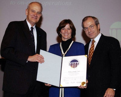 Induction into National Academy of Engineering (NAE) in 2002.  Dunbar personal collection.