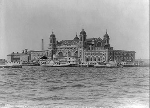 Charles Cuthill Dunbar, Bonnie's grandfather, first enters the United States through the receiving station at Ellis Island. 