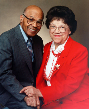 James and Lillian Walker in the 1990s.