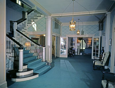 The foyer of the Mansion in 1970. Washington State Archives