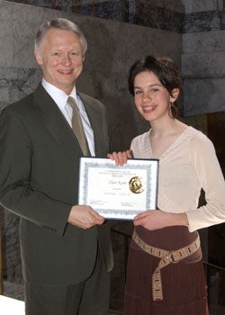 image of the Letters about Literature Award's Ceremony