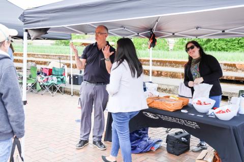 Productivity Board's PSRW booth