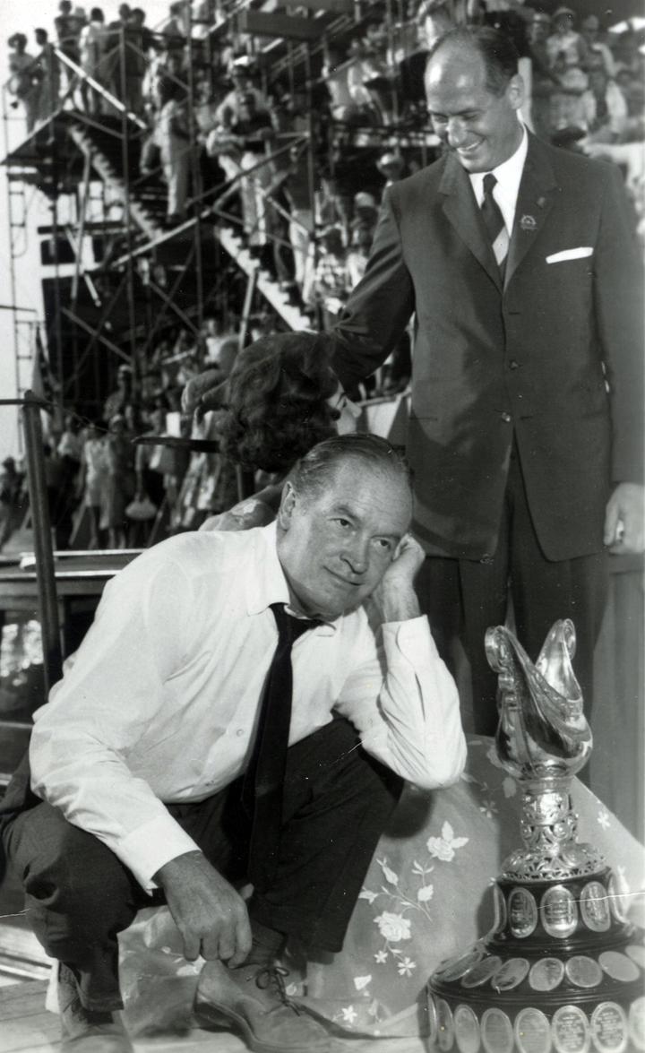 Bob Hope at Seafair Torchlight Parade.