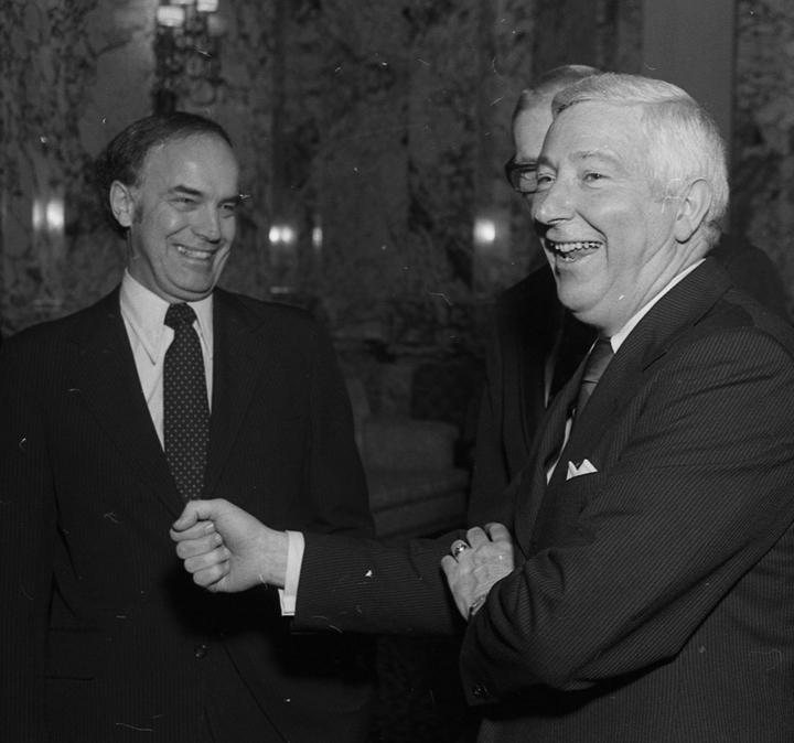 Gov. Spellman and former Gov. Evans