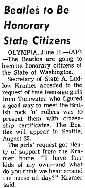 Beatles article Beatles article