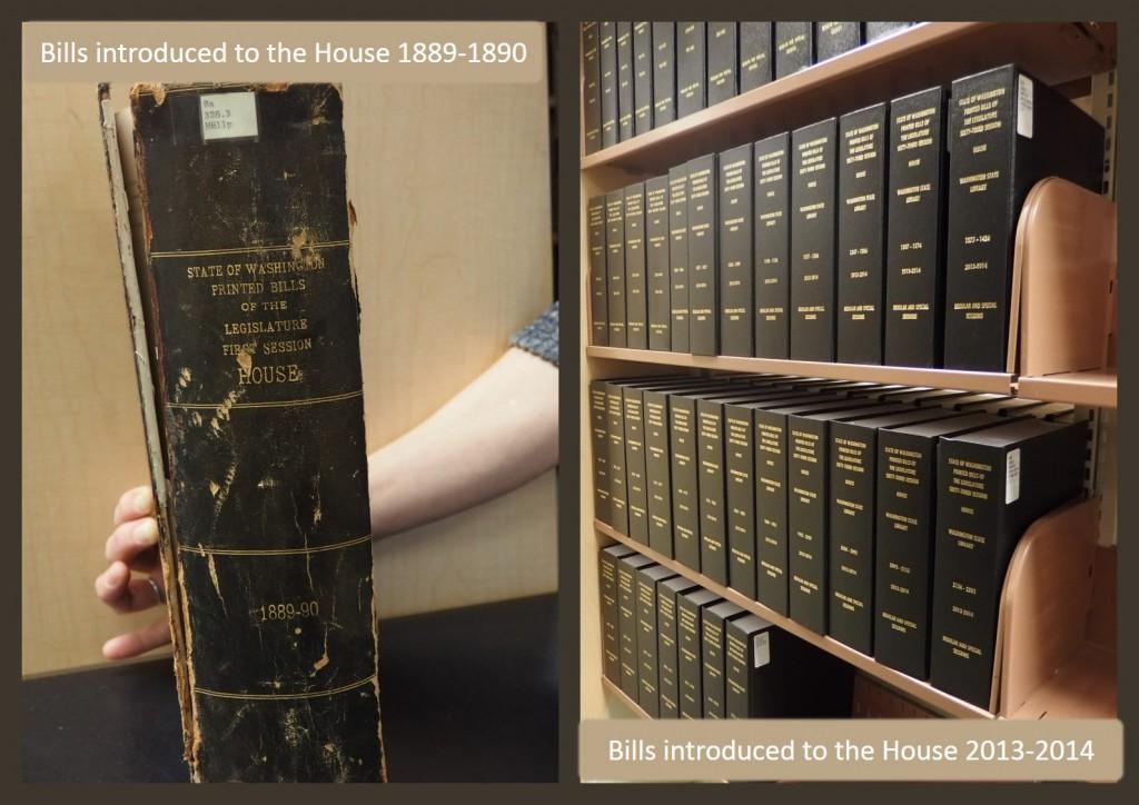 Bill books collage