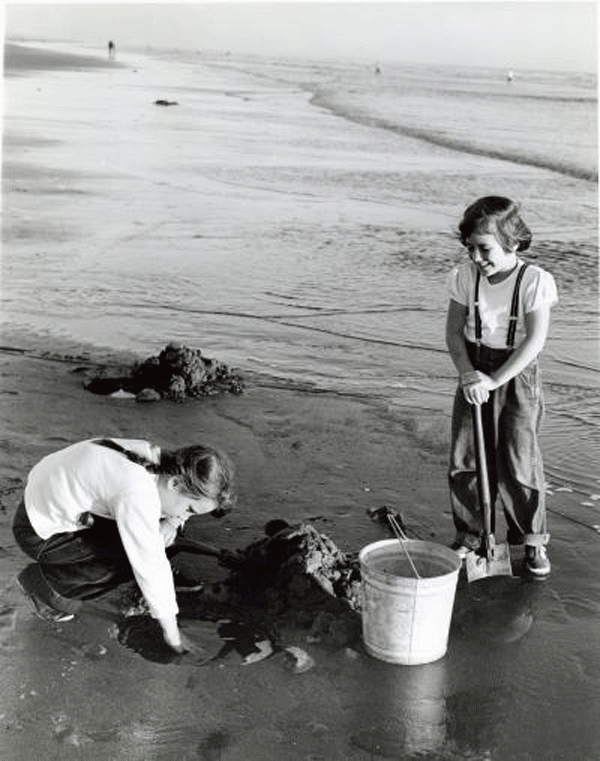 Clam-digging-at-Pacific-Beach Clam-digging-at-Pacific-Beach