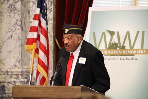 Clayton-Pitre-speaks-at-WWII-exhibit-launch Clayton-Pitre-speaks-at-WWII-exhibit-launch