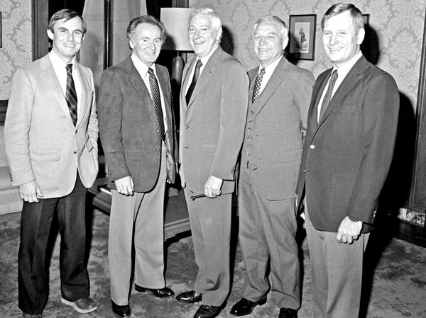 Don James with Gov. Spellman, others Don James with Gov. Spellman, others