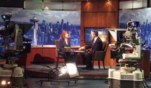 Election Day interview with KONG-TV