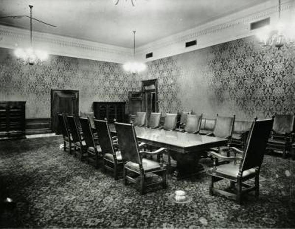 Governor's conference room 1927 Governor's conference room 1927