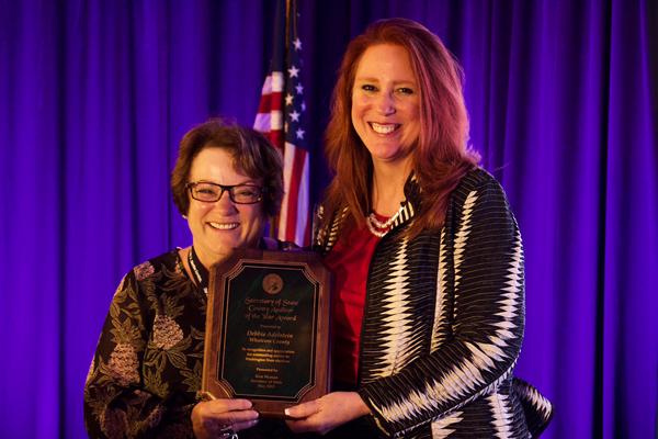 Kim with Whatcom Co Auditor Adelstein