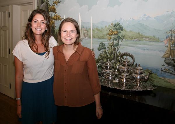 Mari and Sam at Gov's Mansion