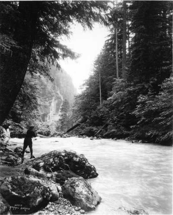 Mountain fishing (1920 Asahel Curtis) Mountain fishing (1920 Asahel Curtis)
