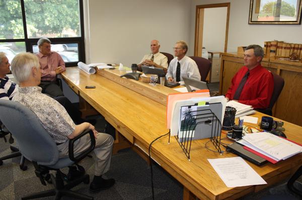 Sam meets with Stevens County Commissioners - 2012