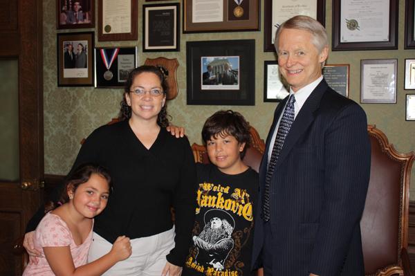 Sam with D.C. Secretary of State