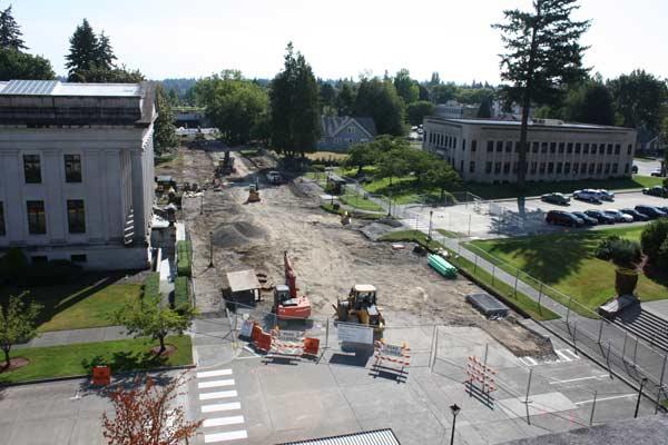 Sid-Snyder-Way-construction-from-Lege-Bldg Sid-Snyder-Way-construction-from-Lege-Bldg
