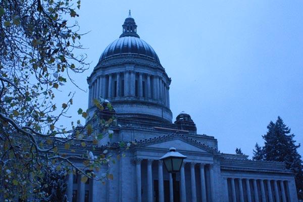 Snowy capitol
