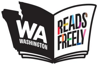 Washington Reads Freely logo.