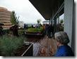 The rooftop terrace