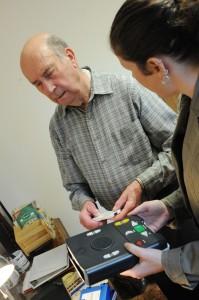 Arne, digital talking book machine, Danielle