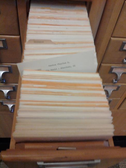 NW card file card