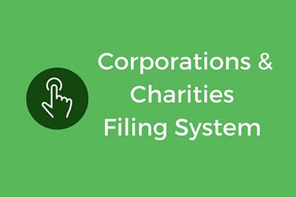Corporations & Charities Filing System