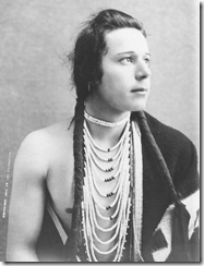 Shell and bead necklace