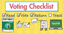 Voting checklist graphic