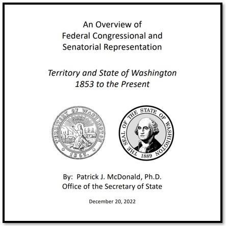 Image of a document called An Overview of Federal Congressional and Senatorial Representation