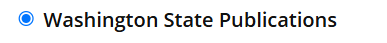 Washington State Publications with the blue circle checked