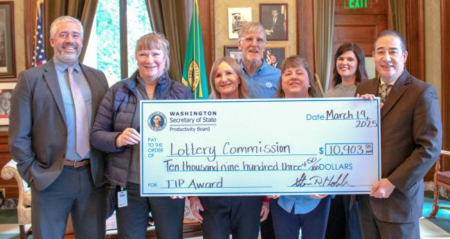 Productivity Board Awardees from the Lottery Commission