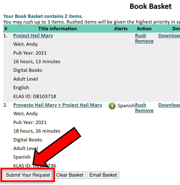 Book Basket 6
