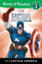 Book cover shows Captain America with one fist raised and the other hand holds his shield.