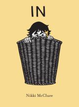 Cover of In showing a boy nestled down in a wicker basket
